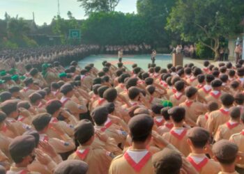 Berlangsung Khidmat, Kwarran Gamping Gelar Apel Hari Pramuka Ke-64 Tahun 2025