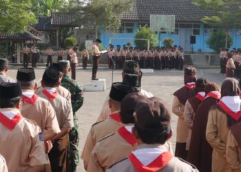Kwarran Patuk Gelar Apel Peringatan Hari Pramuka ke-64, Diikuti Ratusan Peserta