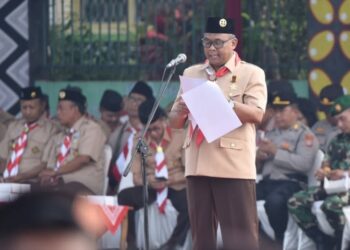 Apel Hari Pramuka ke-64 Kwarcab Sleman, Kak Harda Kiswaya : Pramuka Harus Hadir di Tengah Masyarakat