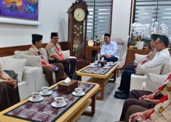 Kwarcab Kota Yogyakarta Audiensi dengan Walikota Terkait Apel Besar Hari Pramuka ke-64