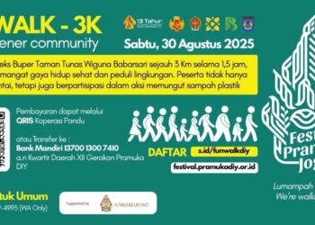 Begini Cara Daftar Fun Walk di Festival Pramuka Jogja 2025