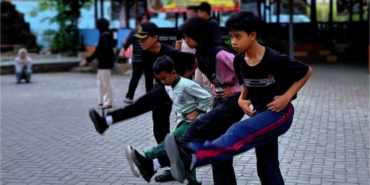 Jelang Peringatan Hari Pramuka ke-64, Kwarran Banguntapan Selenggarakan Gladi Upacara di Embung Potorono