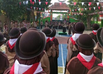 Peringati Hari Pramuka ke-64, SD Negeri Rejodadi Laksanakan Upacara dengan Khidmat