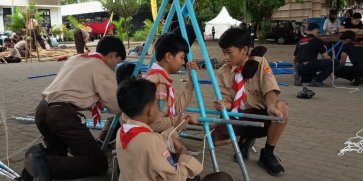 25 Regu Antusias Ikuti Lomba Pioneering dalam Festival Pramuka Jogja 2025