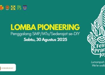 Ikuti Lomba Pioneering dalam Rangkaian Festival Pramuka Jogja 2025, Ini Syarat dan Ketentuannya