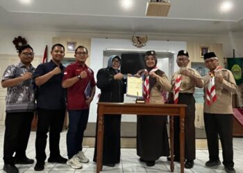 Kuatkan Sinergi dan Kolaborasi, Kwarcab Bantul Resmi Bekerjasama dengan BNN Kabupaten Bantul