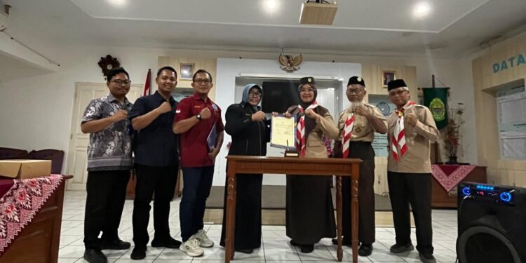 Kuatkan Sinergi dan Kolaborasi, Kwarcab Bantul Resmi Bekerjasama dengan BNN Kabupaten Bantul