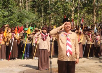 KKMI dan Kwarcab Gunungkidul Gelar Lomba Galang Pramuka Penggalang Madrasah Ibtidaiyah 2025