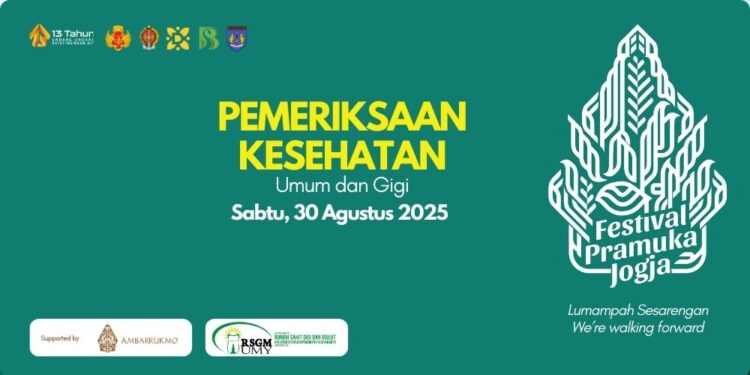Ikuti Pemeriksaan Kesehatan Gratis di Festival Pramuka Jogja 2025, Begini Caranya
