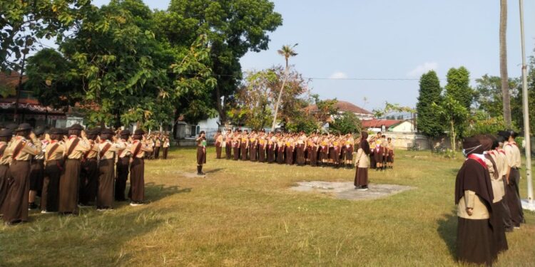 184 Peserta Ikuti Uji Keterampilan Calon Pramuka Garuda di Buper Ambarbinangun