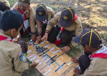Penuh Antusias, Peserta Pesta Siaga Kwarda DIY Tahun 2025 Ikuti Giat Taman Ayodya