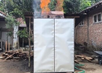 Kampung Pramuka Sokorojo Terlibat dalam Pembuatan Tungku Modern Ramah Lingkungan