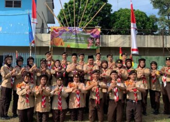 Pramuka Kalpawidya Selenggarakan Upacara Peringatan Hari Pramuka ke-64