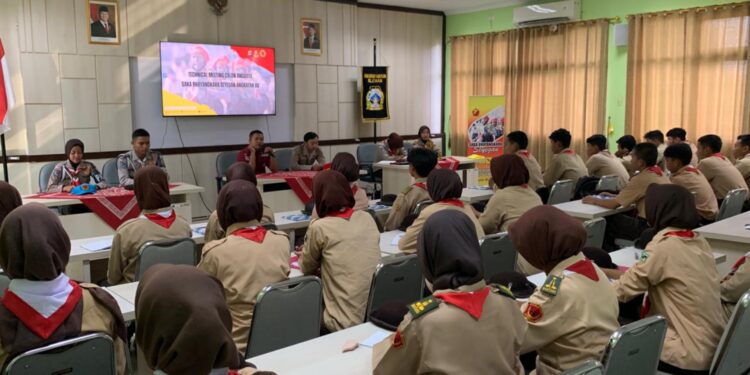 Saka Bhayangkara Seyegan Gelar Technical Meeting Seleksi Anggota Baru