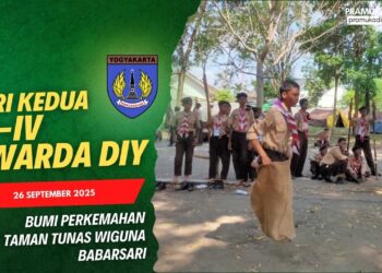 Video : Hari Kedua LT-IV Kwarda DIY Tahun 2025