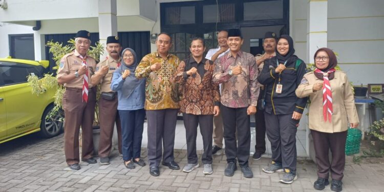 Audiensi ke Kwarcab Sleman Bawaslu Sleman Kenalkan Sistem Pemilu dan Pilkada dengan Sasaran Pemilih Pemula