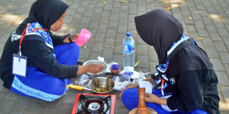 150 Menit, Waktu yang Diberikan Panitia untuk Giat Prestasi Membuat Jamu Tradisional di LT-IV Kwarda DIY Tahun 2025