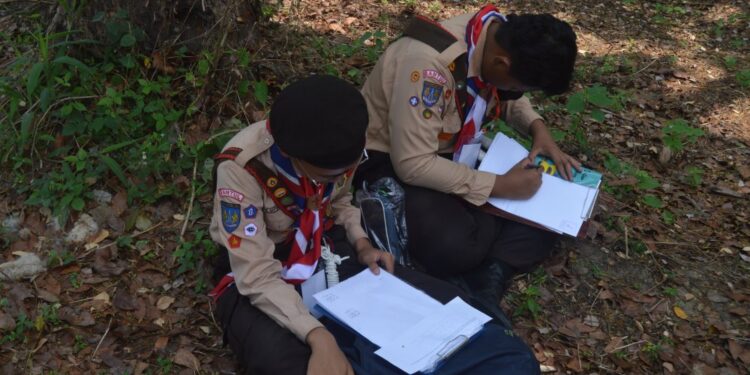 Dua Perwakilan Tiap Regu Peserta LT-IV Kwarda DIY Tahun 2025 Fokus Selesaikan Giat Prestasi Peta Lapangan