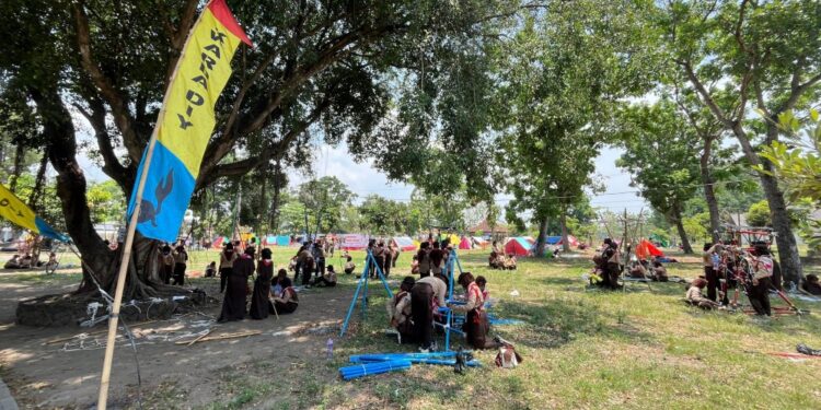 Peserta LT-IV Kwarda DIY Tahun 2025 Semangat Menyelesaikan Giat Prestasi Simpul, Ikatan, dan Jerat