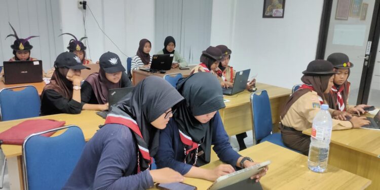 Regu Putri LT-IV Kwarda DIY Tahun 2025 Tunjukkan Kemampuan Literasi Digital Melalui Giat Prestasi Ini