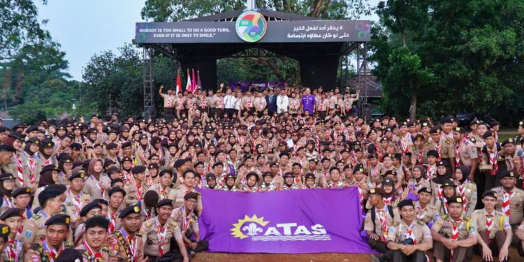 Inaugurasi ATAS Indonesia ke-33 Berlangsung Meriah di World Muslim Scout Jamboree 2025