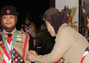 Ratusan Pramuka Istimewa Kwarda DIY Mengikuti Prosesi Inaugurasi, Jadi Awal Pengamalan Pengetahuan dan Budaya