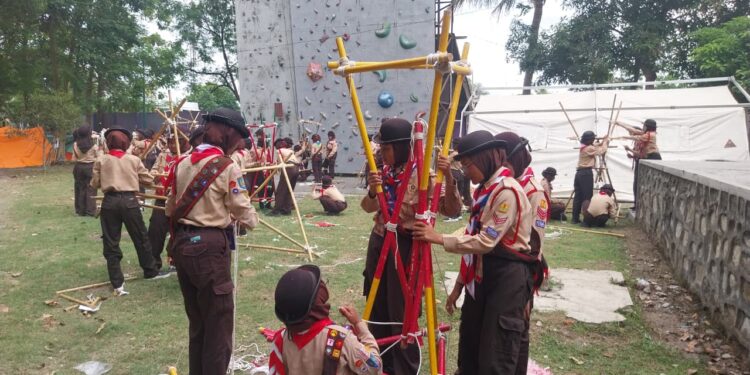 Dimulai Hari Ini,24 Regu Ikuti LT-III Kwarcab Bantul Tahun 2025