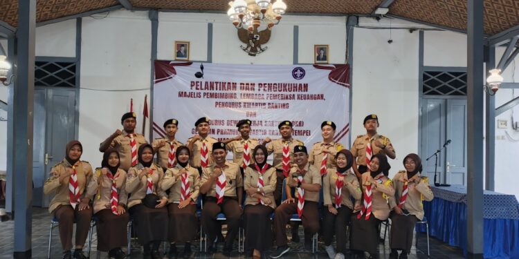 Estafet Kepemimpinan, DKR Wira Bangsa Tempel Siap Bawa Inovasi untuk Pramuka Milenial