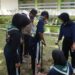 Penuh Semangat, Pramuka Stembayo Berlatih Praktik Pembuatan Biopori