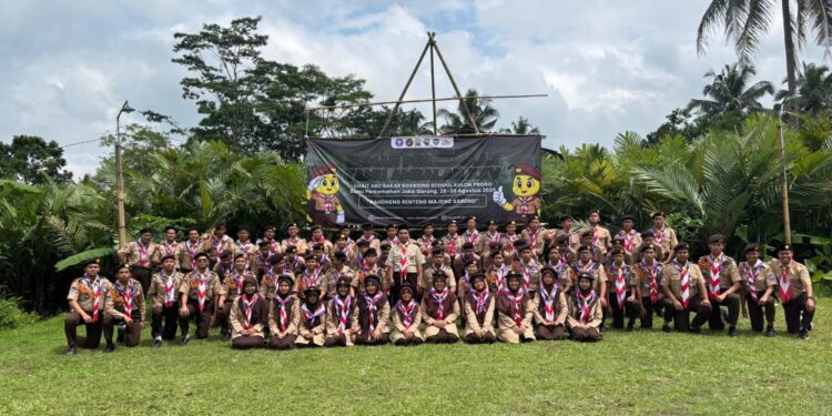 Tempa Karakter Mandiri, Gugus Depan SMAIT Abu Bakar Boarding School Kulon Progo Selenggarakan Kemah PTA tahun 2025 di Buper Jaka Garong