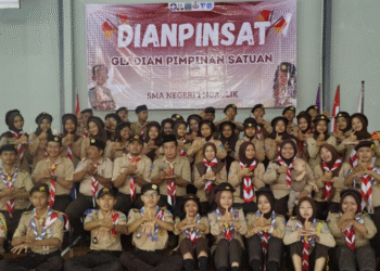 Dianpinsat SMAN 1 Ngaglik 2025 : Wujudkan Pramuka Tangguh, Disiplin, dan Berjiwa Kepemimpinan