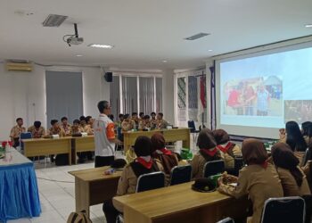 Peserta JOTA-JOTI 2025 Kwarda DIY Menerima Materi Pentingnya Etika dan Tata Cara Berkomunikasi