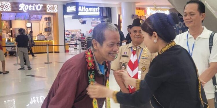 Tiba di Balikpapan, Waka Binawasa Kwarda DIY Disambut Panitia Rakornas 2025 Gerakan Pramuka