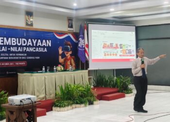 Materi Ekonomi Kreatif dari Kak Suyanto Buka Wawasan peserta Pembudayaan Nilai Nilai Pancasila
