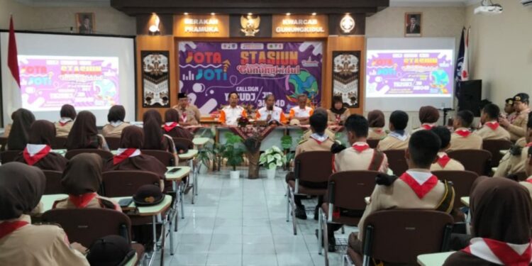 78 Peserta Penuh Semangat Ikuti JOTA-JOTI 2025 di Kwarcab Gunungkidul