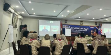Kak Fathur Rokhman Bahas Penguatan Kepemimpinan di Era Digital bagi Pramuka dalam Pelatihan Pembudayaan Nilai-Nilai Pancasila