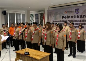 Jajaran Pengurus Saka Adhyasta Pemilu DIY Masa Bakti 2025-2030 Resmi Dilantik, Siap Bersinergi dan Berkolaborasi