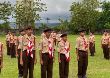 Jejak dan Perjalanan Baru Pramuka Penggalang Pangkalan Ibnul Qoyyim Putra: Pelantikan Ramu, Rakit, Terap