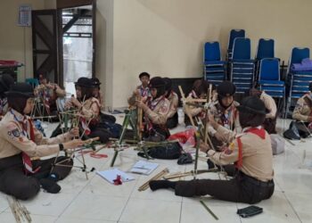 Puluhan Peserta Ikuti Penilaian Pramuka Garuda Tahun 2025 di Kwarcab Bantul