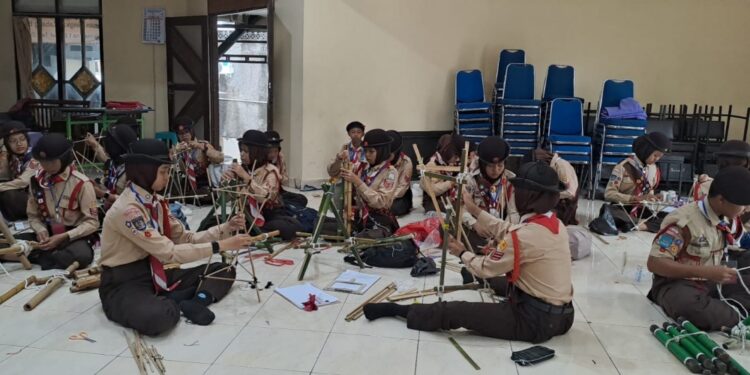 Puluhan Peserta Ikuti Penilaian Pramuka Garuda Tahun 2025 di Kwarcab Bantul