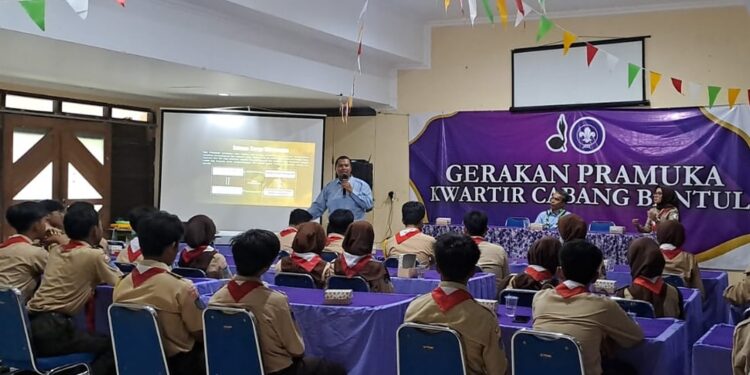 40 Pramuka Ikuti Sosialisasi Saka Wirausaha di Gubug Kwarcab Bantul, Diharapkan Jadi Generasi Produktif