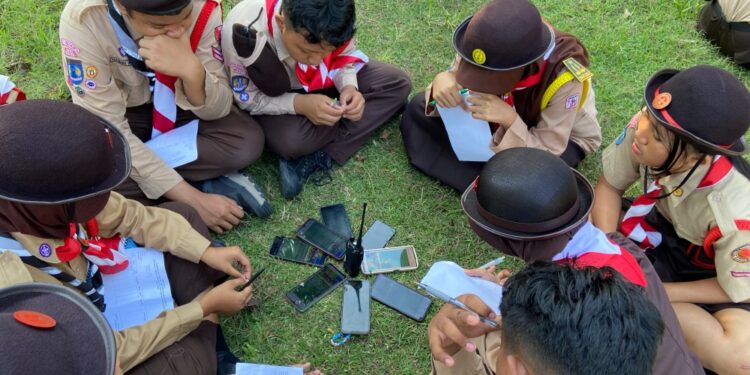 Hari Pertama JOTA 2025 di Kwarcab Kota Yogyakarta, Peserta Diajak Simulasi Menerima SSTV
