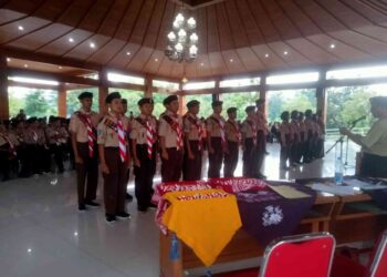 Membanggakan, 6 Penggalang MTsN 4 Bantul Jadi Pramuka Garuda