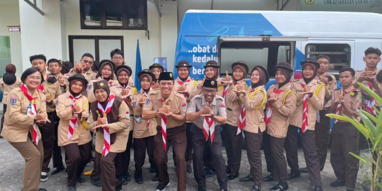Saka POM Sleman Adakan Sosialisasi dan Edukasi di SMK Kesehatan Sadewa Babarsari