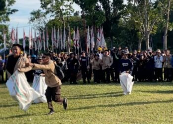 Anjangsana dan Permainan Besar, Kegiatan Seru Peserta Peran Saka Nasional 2025 di Hari Pertama Usai Pembukaan