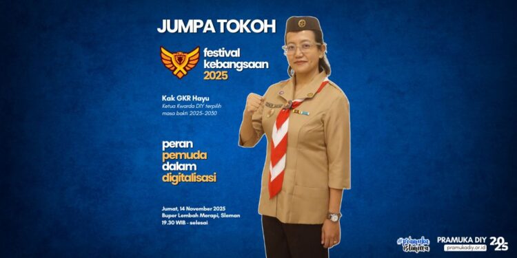 Kak GKR Hayu akan Menjadi Narasumber Festival Kebangsaan 2025 Kwarcab Sleman : Bahas Peran Pemuda dalam Digitalisasi
