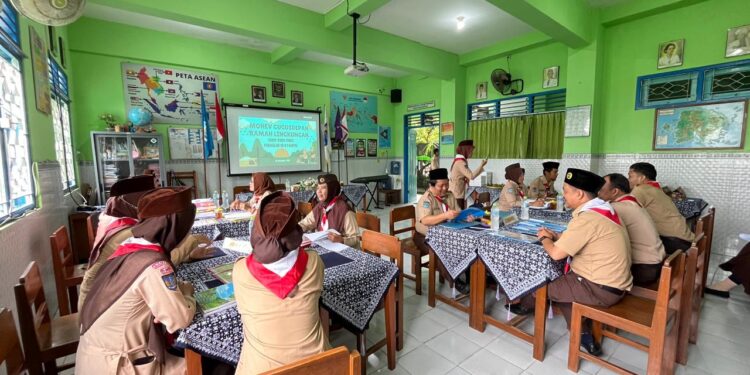 Tiga Pangkalan Ini Menerima Kunjungan Tim Pemantauan Gugus Depan Ramah Lingkungan Kwarda DIY