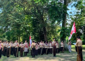 Orientasi Dasar Tegak  Tahun 2025 Gugus Depan Pangkalan SMA Negeri 9 Yogyakarta Resmi Ditutup