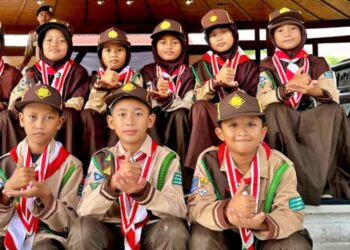 Cetak Sejarah, Gugus Depan Pangkalan SDIT Insan Mulia Bantul Lahirkan 9 Pramuka Siaga Garuda