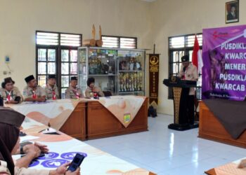 Kunjungan Pusdiklatcab Kota Yogyakarta Mendapat Sambutan Hangat dari Jajaran Pengurus Kwarcab Sukoharjo